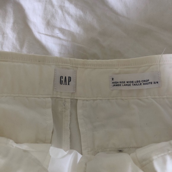 White Wide Leg Pants - Picture 3 of 3